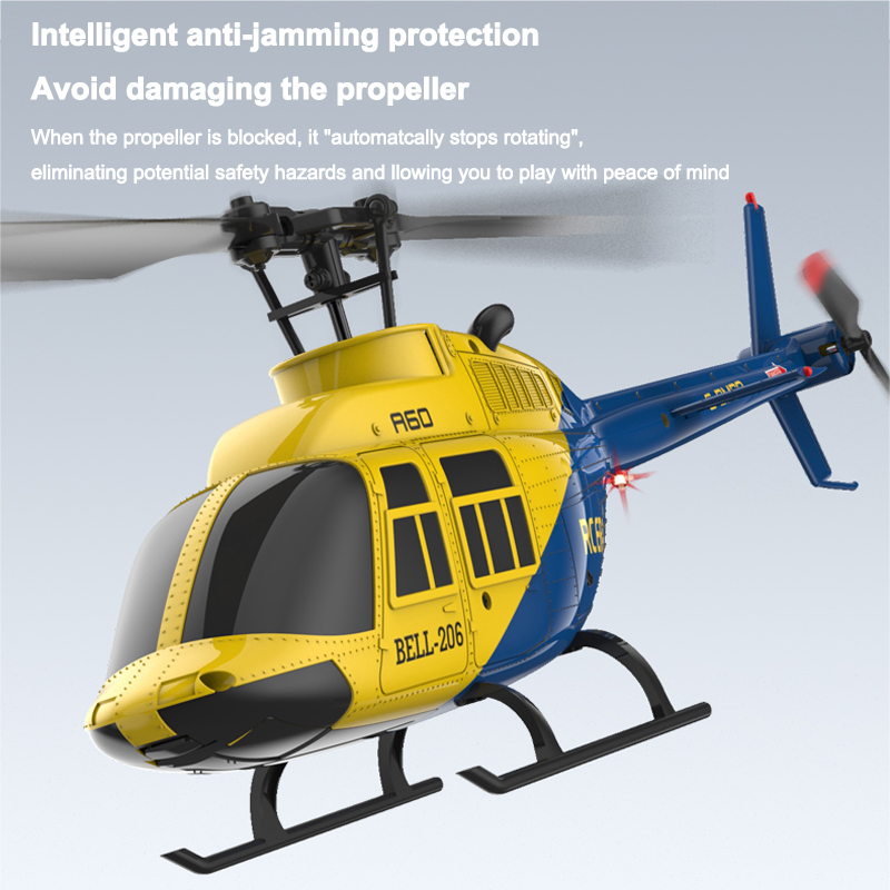 A60 RC Helicopter 2.4G 6-Aixs  - Rc Helicopter Case ulasan dan harga