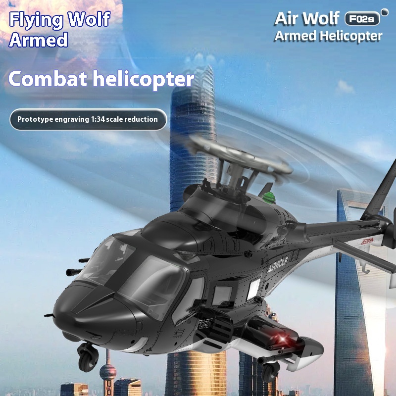 Yuxiang F02s Flying Wolf Armed - Rc Helicopter Case ulasan dan harga