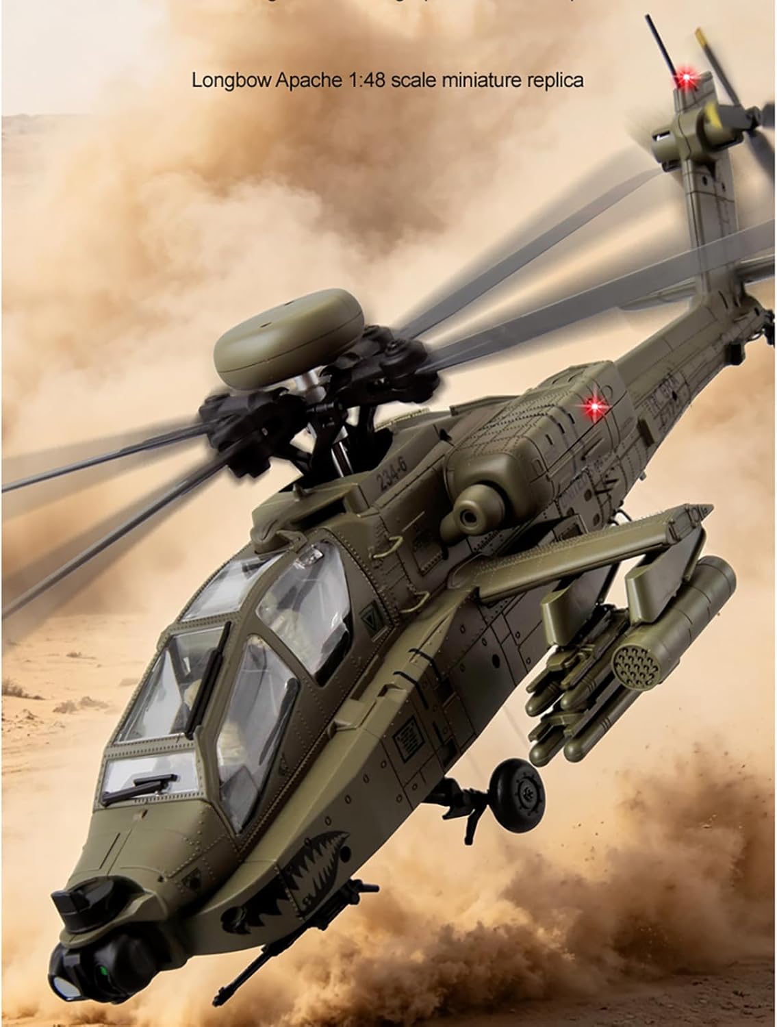 310MM 6CH C170 AH-64D Remote C - Rc Helicopter Case ulasan dan harga