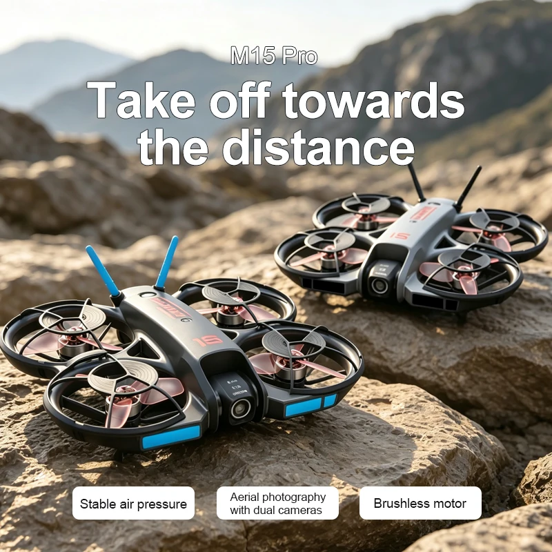 2026 New M15 FPV Drone with Sc - Rc Helicopter Case ulasan dan harga