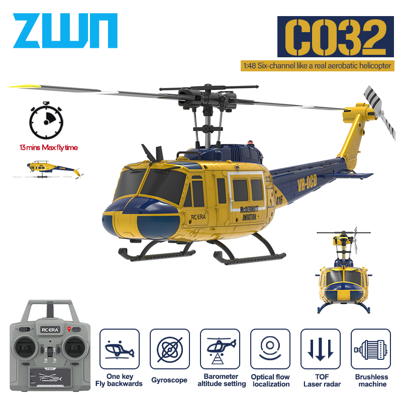 C032 RC Helicopter 2.4G 6-Aixs - Rc Helicopter Case ulasan dan harga