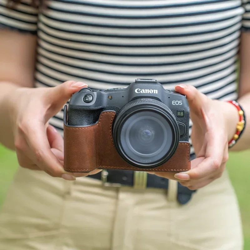 Handmade genuine leather camer - Canon Camera Eos R8 ulasan dan harga