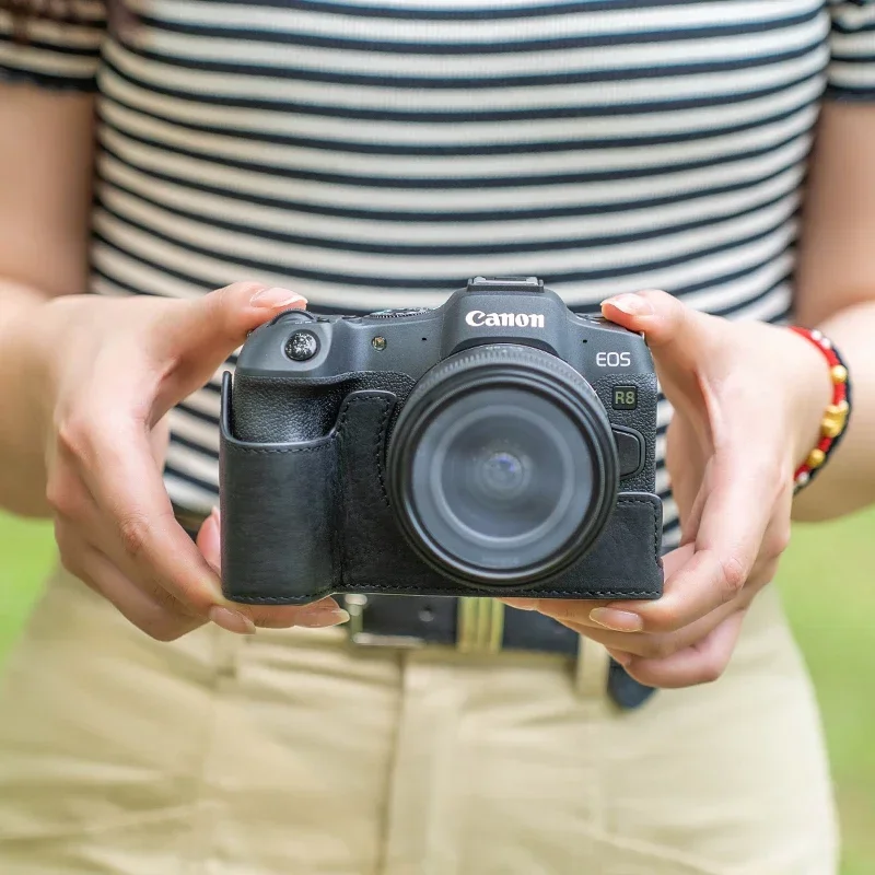 Handmade genuine leather camer - Canon Camera Eos R8 ulasan dan harga