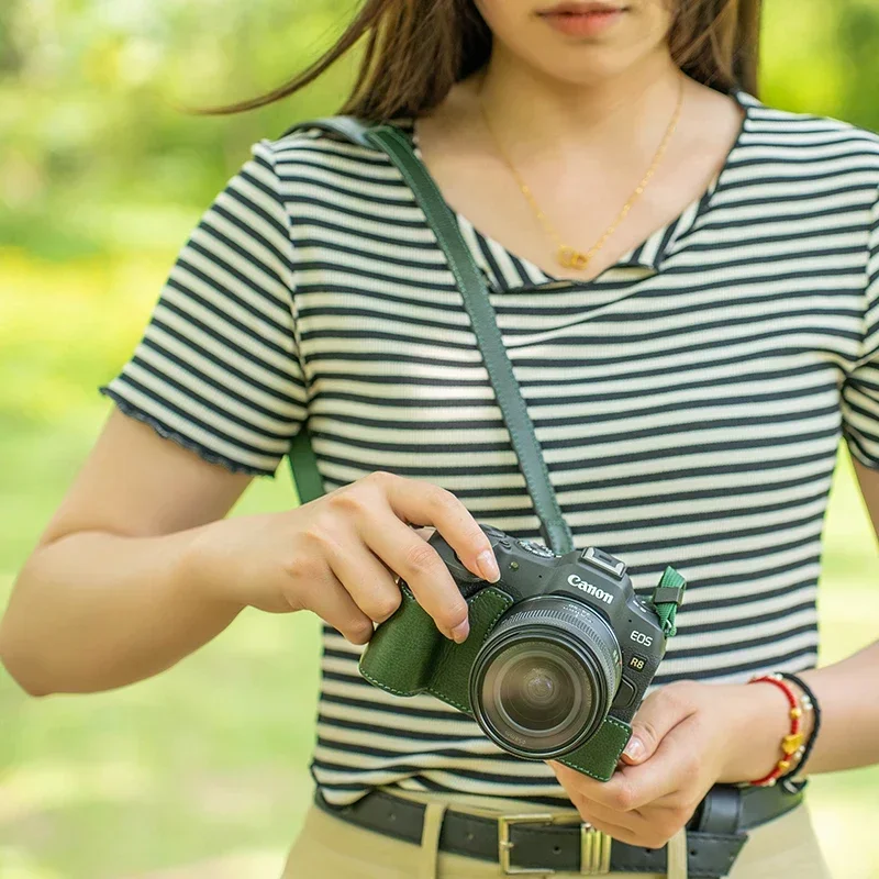 Handmade genuine leather camer - Canon Camera Eos R8 ulasan dan harga