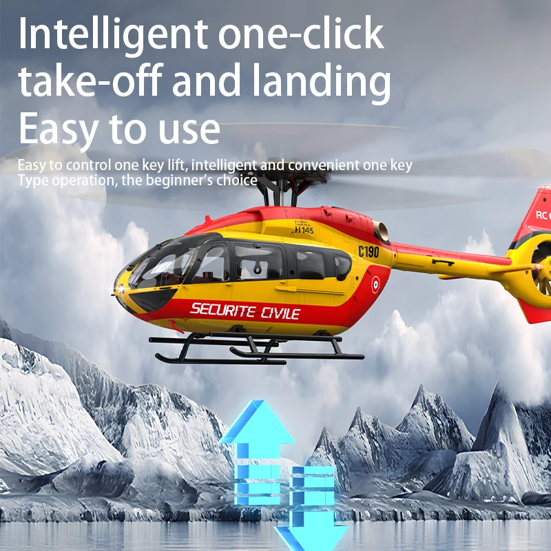C190 RC Helicopter 2.4G 6-Aixs - Rc Helicopter Case ulasan dan harga